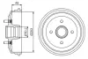 Тормозной барабан BOSCH 0986477226 (фото 1)