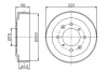 Тормозной барабан BOSCH 0986477234 (фото 1)