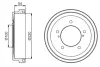 Тормозной барабан BOSCH 0986477236 (фото 1)