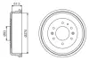 Тормозной барабан BOSCH 0986477249 (фото 1)