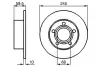 Тормозной диск BOSCH 0986478023 (фото 1)