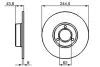 Тормозной диск BOSCH 0986478052 (фото 1)