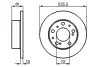 Тормозной диск BOSCH 0986478067 (фото 1)