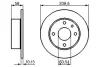 Тормозной диск BOSCH 0986478072 (фото 1)