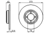 Тормозной диск BOSCH 0986478091 (фото 1)