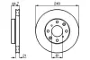 Тормозной диск BOSCH 0986478115 (фото 1)
