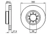 Диск гальмівний передн лів/прав MERCEDES S (C126), S (W126) 2.5-5.5 09.85-06.91 BOSCH 0986478197 (фото 5)