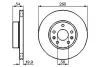 Тормозной диск BOSCH 0986478218 (фото 1)
