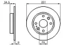 Тормозной диск BOSCH 0986478242 (фото 1)