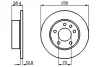 Тормозной диск BOSCH 0986478266 (фото 1)
