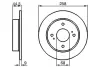 Тормозной диск BOSCH 0986478284 (фото 1)