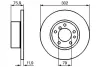 Диск гальмівний передн лів/прав BMW 5 (E34) 1.8-2.5D 06.87-07.96 BOSCH 0986478319 (фото 1)