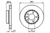 Тормозной диск BOSCH 0986478326 (фото 1)