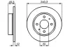 Тормозной диск BOSCH 0986478368 (фото 1)