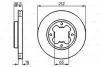 Тормозной диск BOSCH 0986478392 (фото 1)