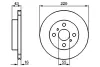 Тормозной диск BOSCH 0986478491 (фото 1)