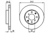 Тормозной диск BOSCH 0986478503 (фото 1)