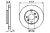 Тормозной диск BOSCH 0986478505 (фото 1)