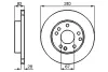 Тормозной диск BOSCH 0986478528 (фото 1)