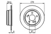 Тормозной диск BOSCH 0986478565 (фото 1)