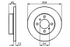 Тормозной диск BOSCH 0986478636 (фото 1)