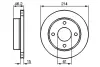 Тормозной диск BOSCH 0986478637 (фото 1)
