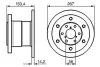 Тормозной диск BOSCH 0986478647 (фото 1)