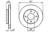Тормозной диск BOSCH 0986478673 (фото 1)
