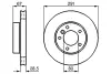 Тормозной диск BOSCH 0986478691 (фото 1)