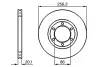 Тормозной диск BOSCH 0986478802 (фото 1)