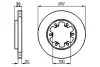 Тормозной диск BOSCH 0986478806 (фото 1)