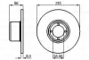 Тормозной диск BOSCH 0986478821 (фото 1)