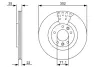 Тормозной диск BOSCH 0986479500 (фото 1)