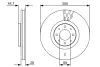 Тормозной диск BOSCH 0986479530 (фото 1)