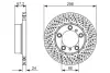 Тормозной диск BOSCH 0986479675 (фото 1)