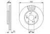 Тормозной диск BOSCH 0986479686 (фото 1)
