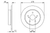 Тормозной диск BOSCH 0986479752 (фото 1)