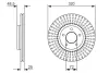 Тормозной диск BOSCH 0986479794 (фото 1)