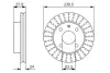 Тормозной диск BOSCH 0986479836 (фото 1)