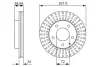 Тормозной диск BOSCH 0986479844 (фото 1)