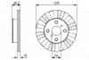 Тормозной диск BOSCH 0986479862 (фото 1)