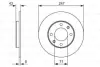 Тормозной диск BOSCH 0986479870 (фото 1)