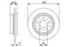 Тормозной диск BOSCH 0986479873 (фото 1)