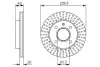 Тормозной диск BOSCH 0986479874 (фото 1)