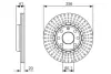 Тормозной диск BOSCH 0986479876 (фото 1)