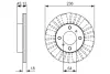 Тормозной диск BOSCH 0986479883 (фото 1)