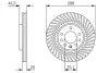 Тормозной диск BOSCH 0986479884 (фото 1)
