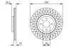 Тормозной диск BOSCH 0986479907 (фото 1)