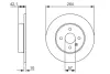 Тормозной диск BOSCH 0986479961 (фото 1)