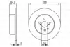 Тормозной диск BOSCH 0986479970 (фото 1)